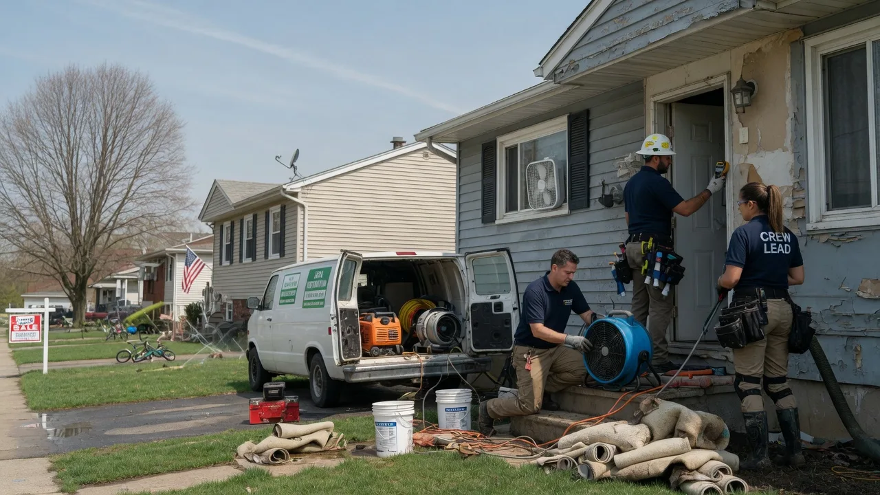 Flood Cleanup in Cuyahoga Falls, OH near me