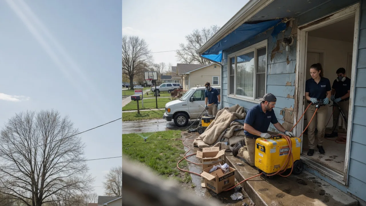 Basement Flood Cleanup in Cuyahoga Falls, OH near me